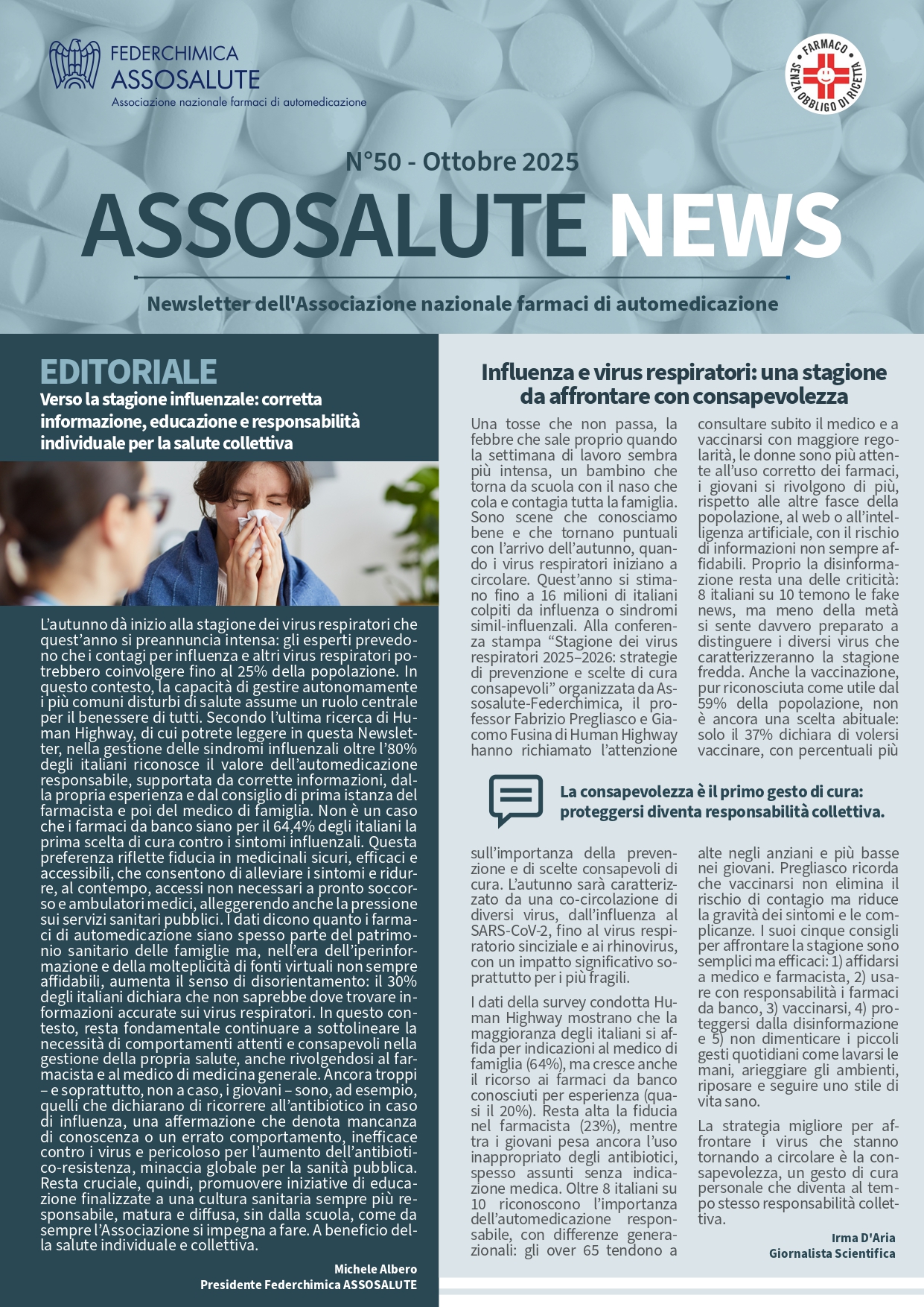 Newsletter Assosalute - Ottobre 2025