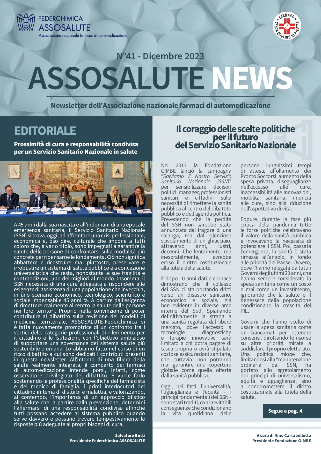 Newsletter Assosalute - Dicembre 2023