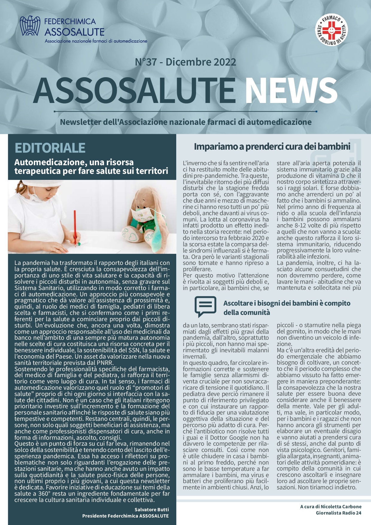 Newsletter Assosalute - Dicembre 2022