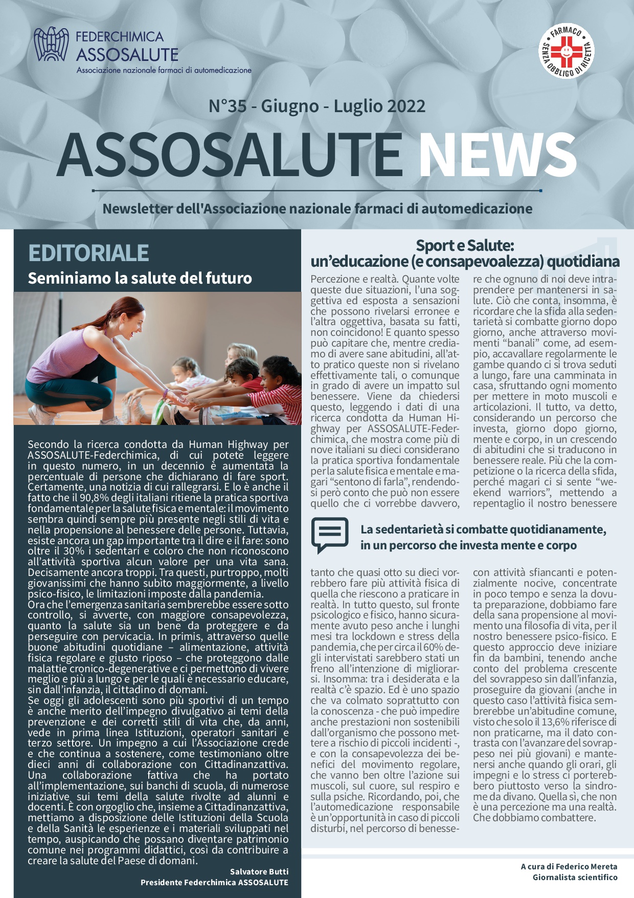 Newsletter Assosalute - Giugno-Luglio 2022