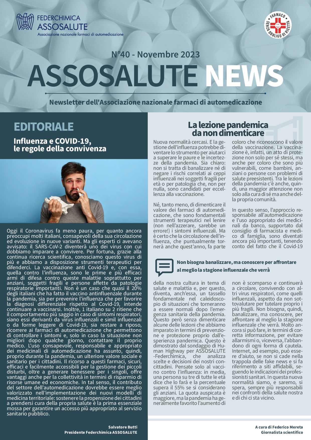 Newsletter Assosalute - Novembre 2023