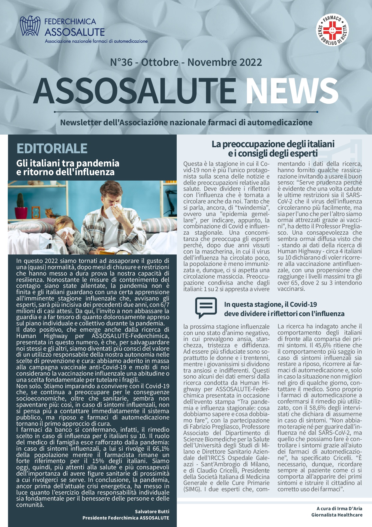 Newsletter Assosalute - Ottobre - Novembre 2022