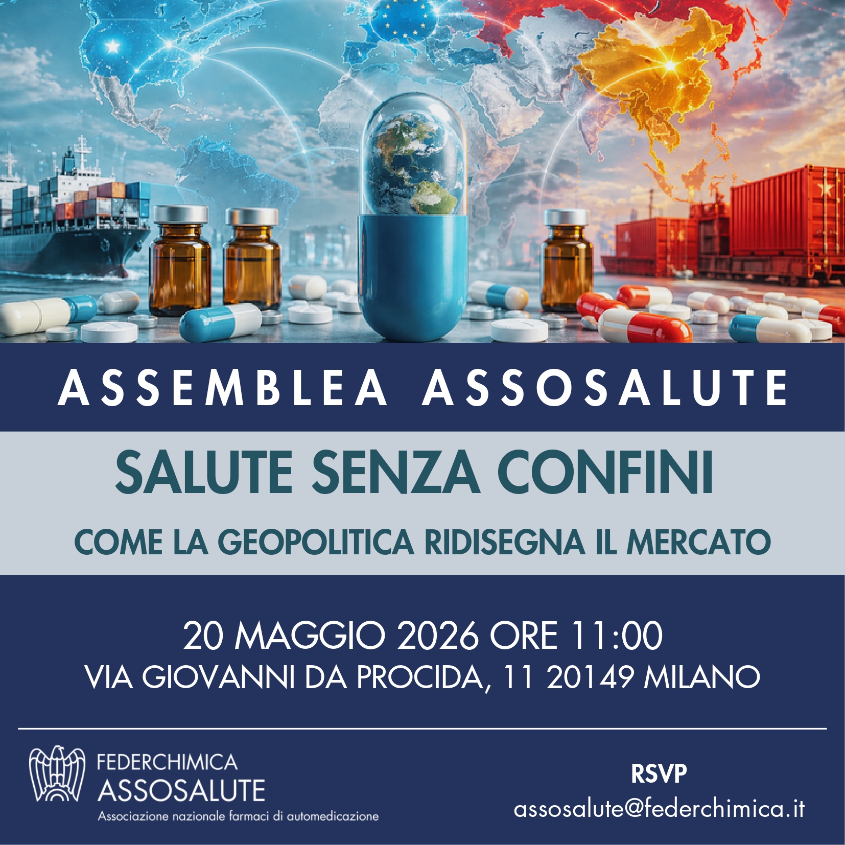 Salute senza confini: le sfide globali al centro dell’Assemblea di Assosalute