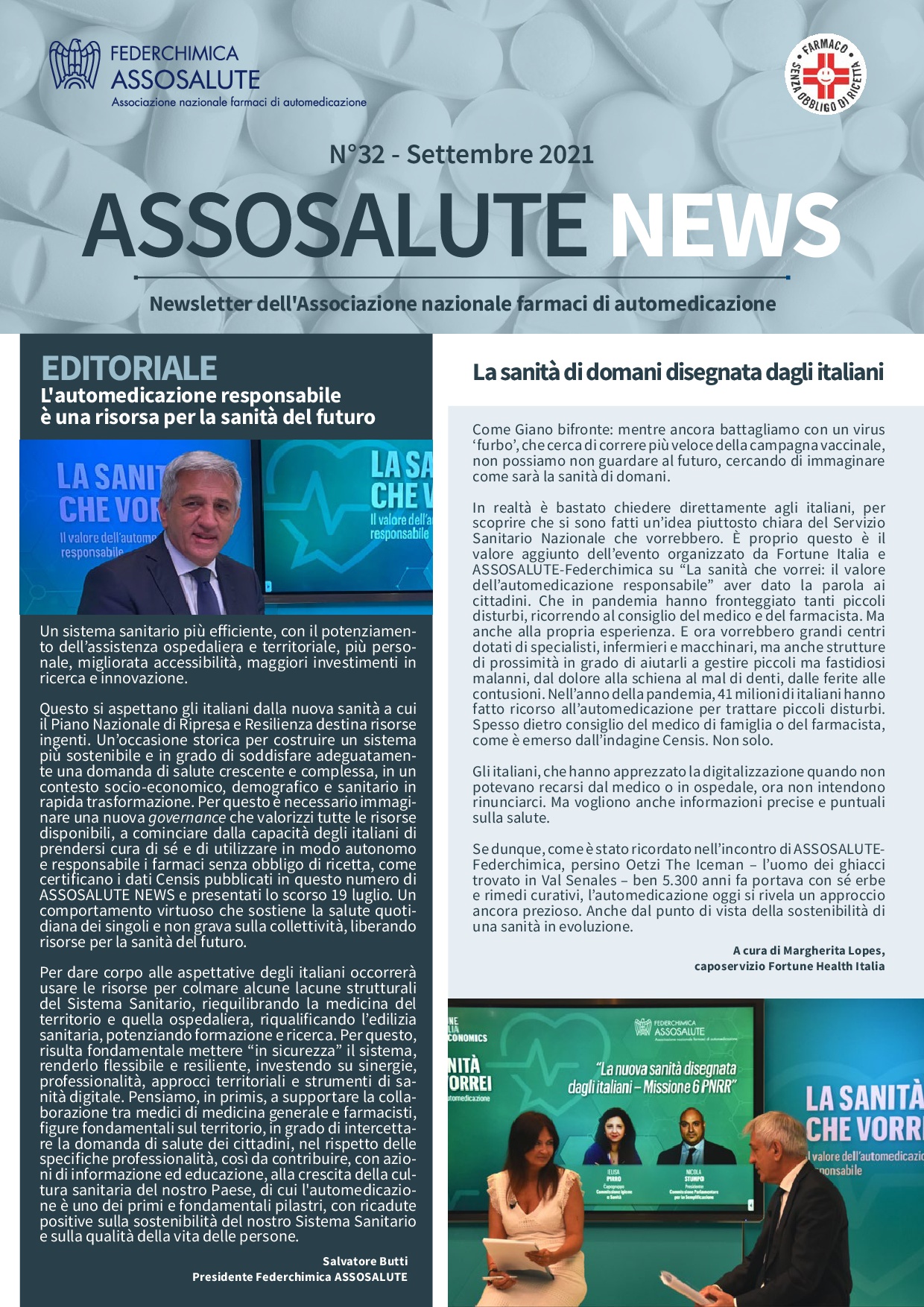 Newsletter Assosalute - Settembre 2021