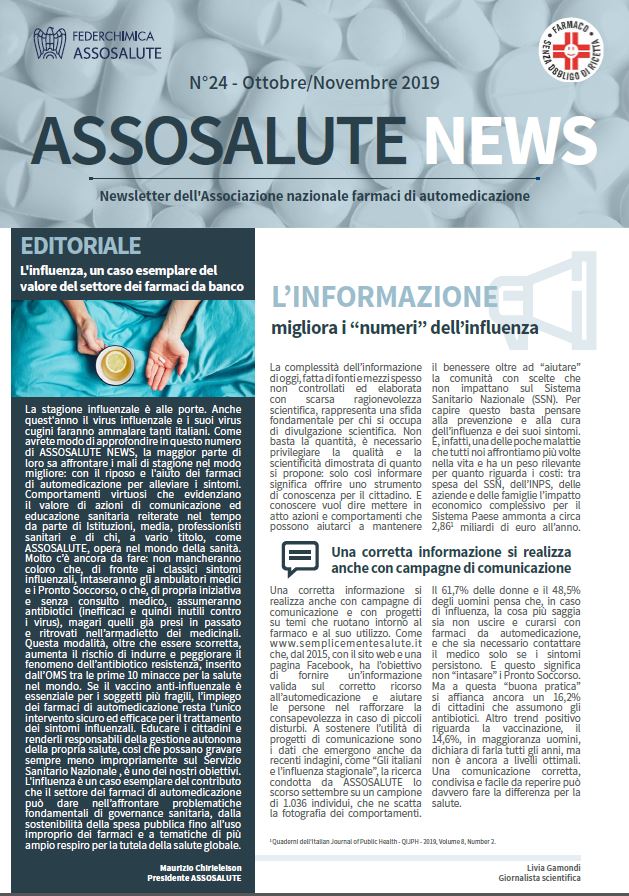 Newsletter Assosalute - Ottobre-Novembre 2019